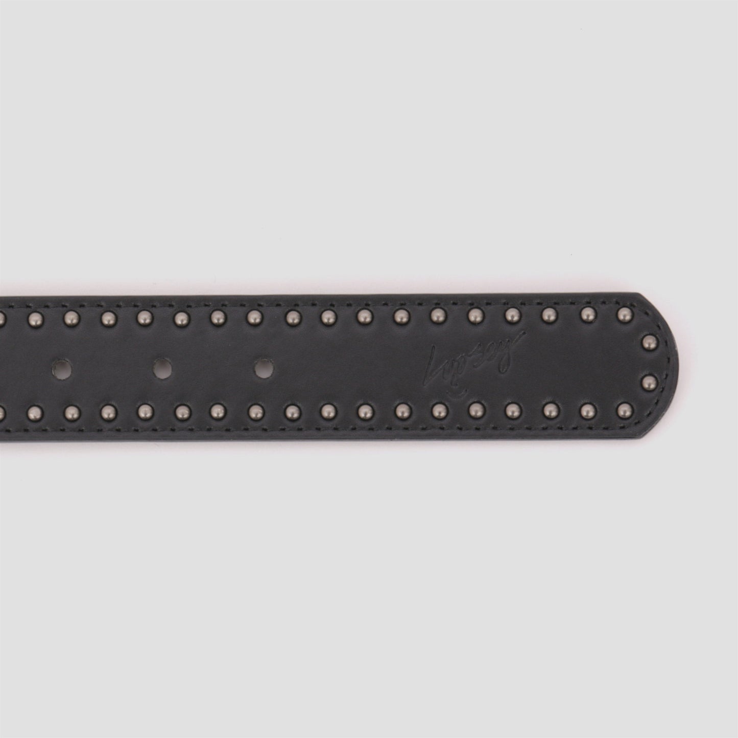 Loosey Silver Stallion Rivet Belt Black