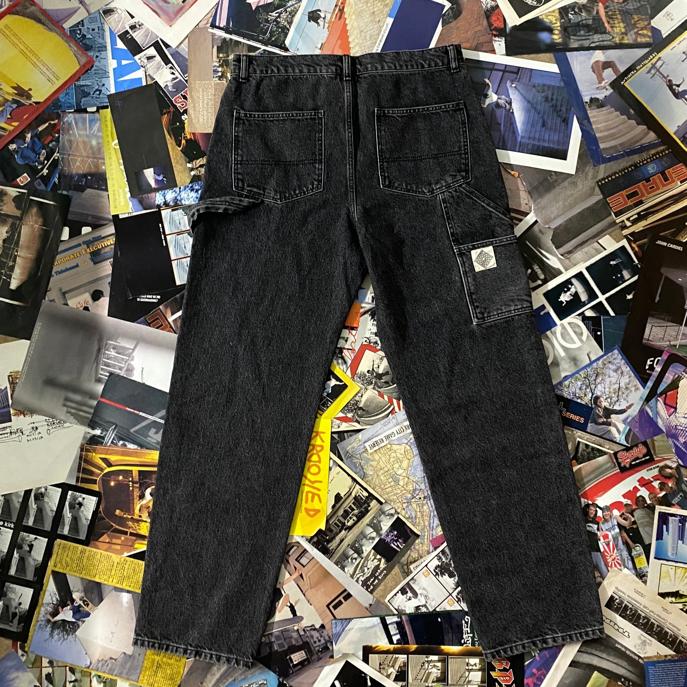 The National Skateboard Co Boreray Carpenter Jeans Washed Black