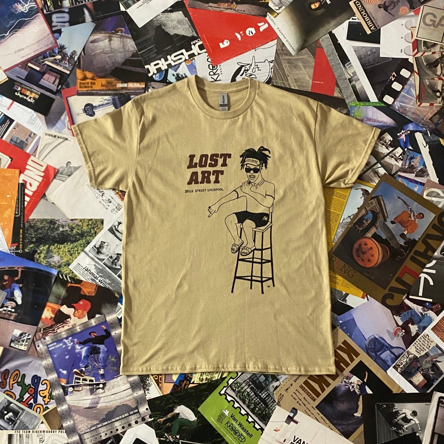 Lost Art Busta T-Shirt Sand