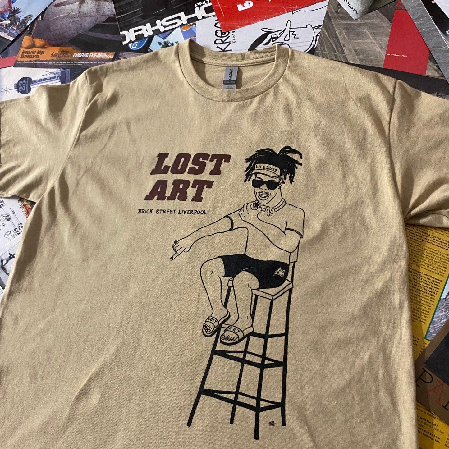 Lost Art Busta T-Shirt Sand