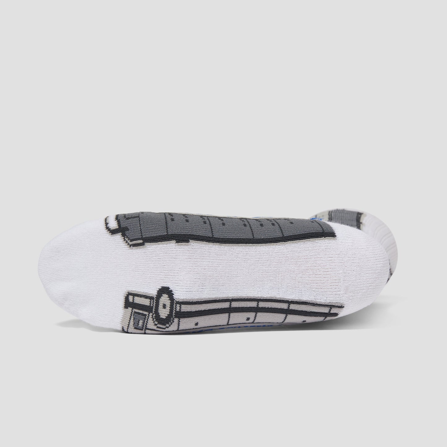 HUF International Transport Crew Sock White