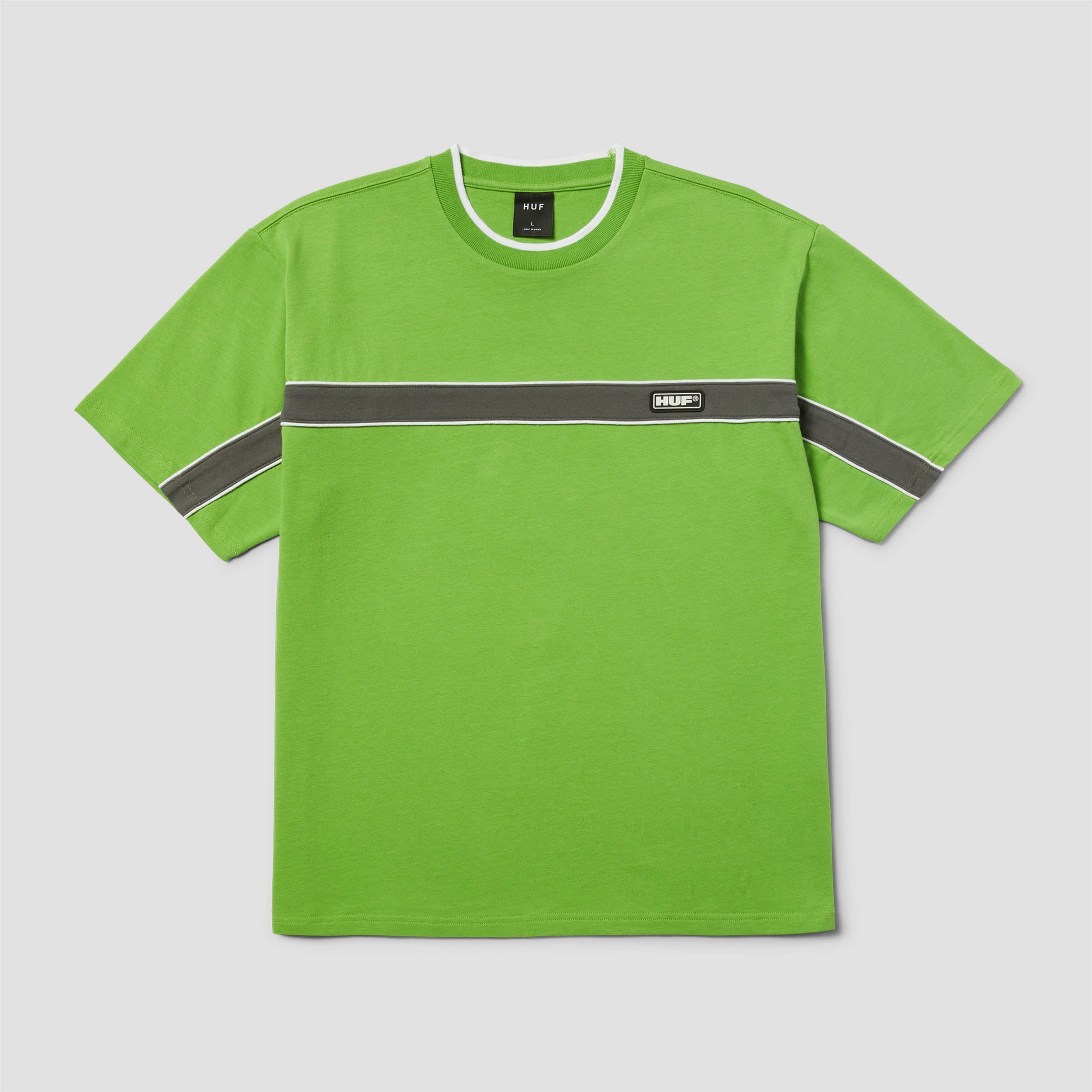 Huf Interstate Shortsleeve Knit Boxy Top Green Apple