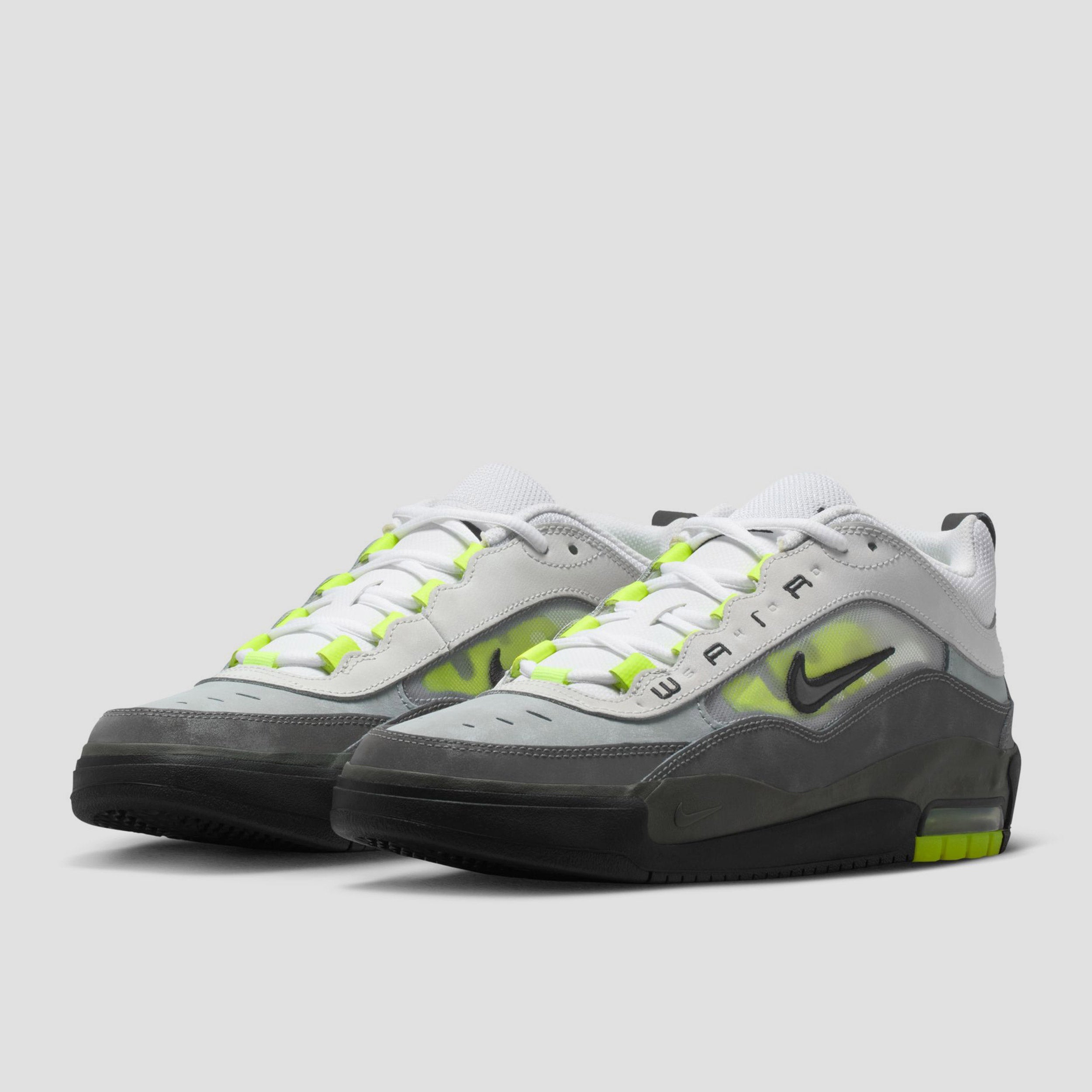 Nike SB Air Max Ishod Skate Shoes Black / Neon Yellow / Anthracite / Light Graphite