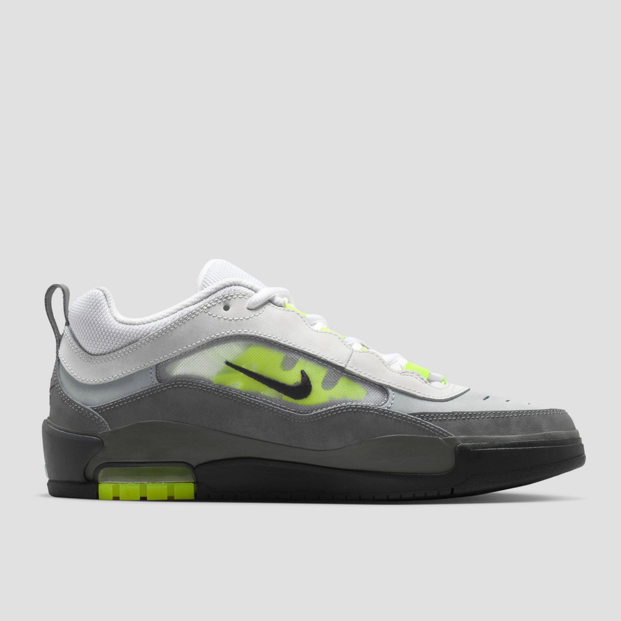 Nike SB Air Max Ishod Skate Shoes Black / Neon Yellow / Anthracite / Light Graphite