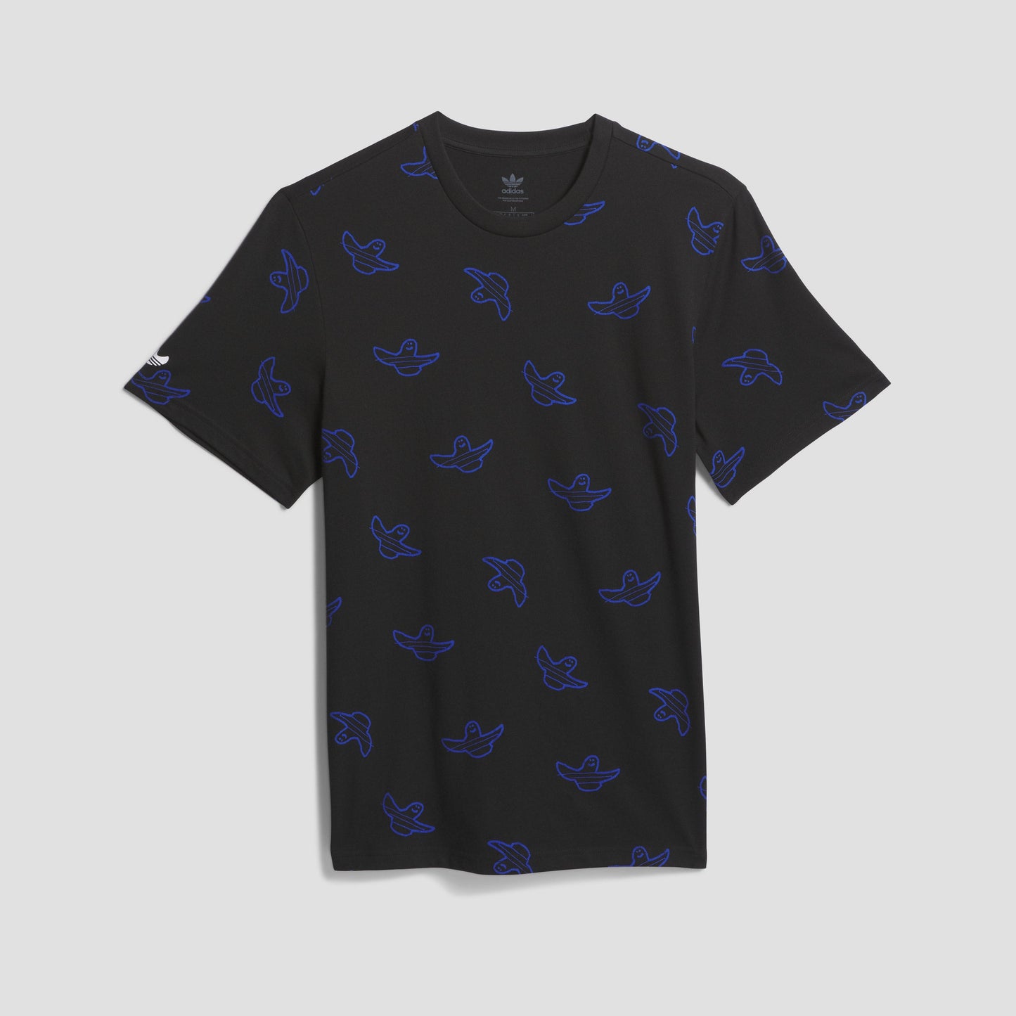 adidas Shmoo AOP T-Shirt Black / Royal Blue