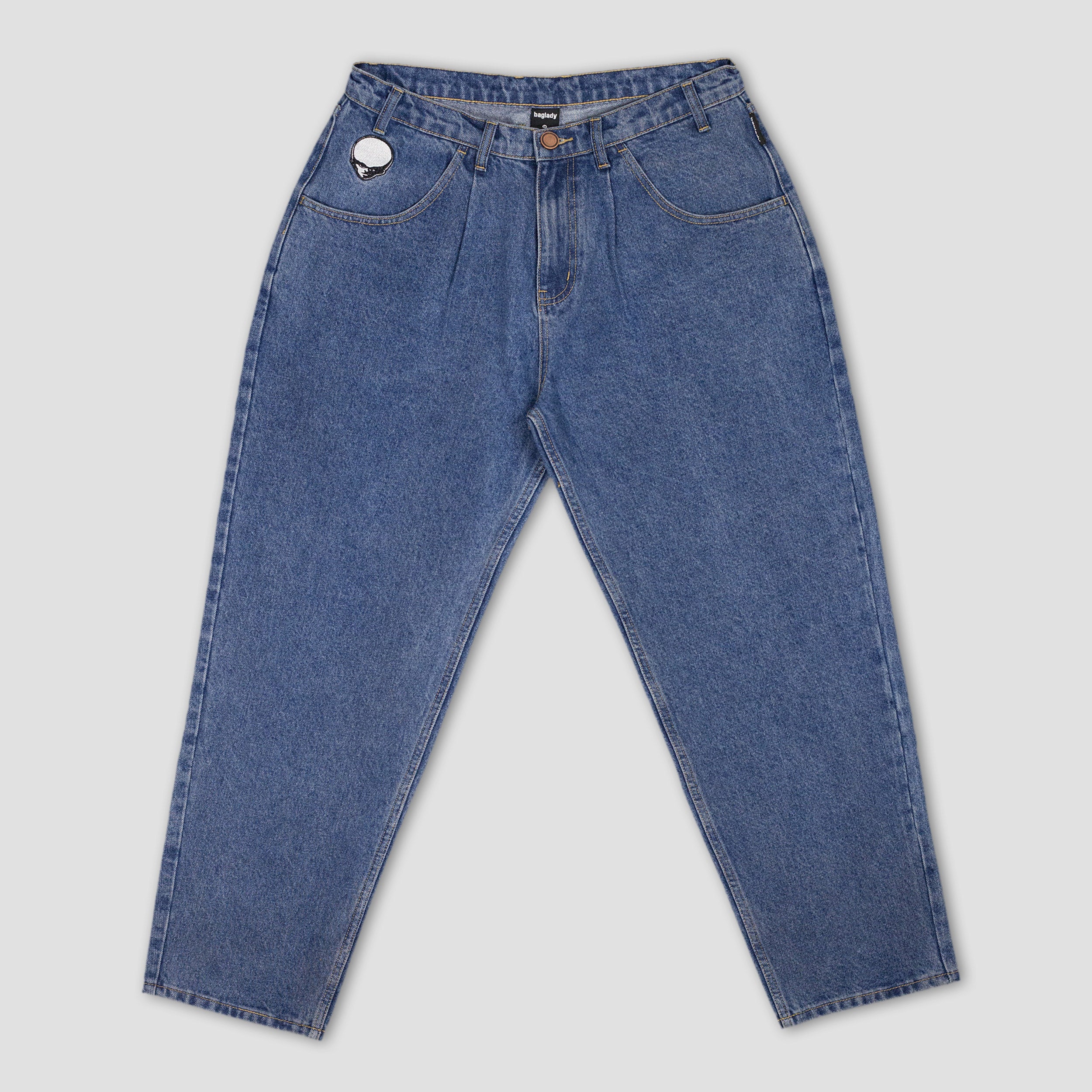 Baglady Denim Pant Indigo Blue