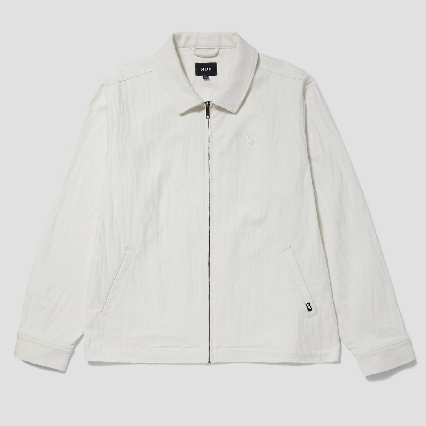 Huf Jacquard Tiger Work Jacket Ivory