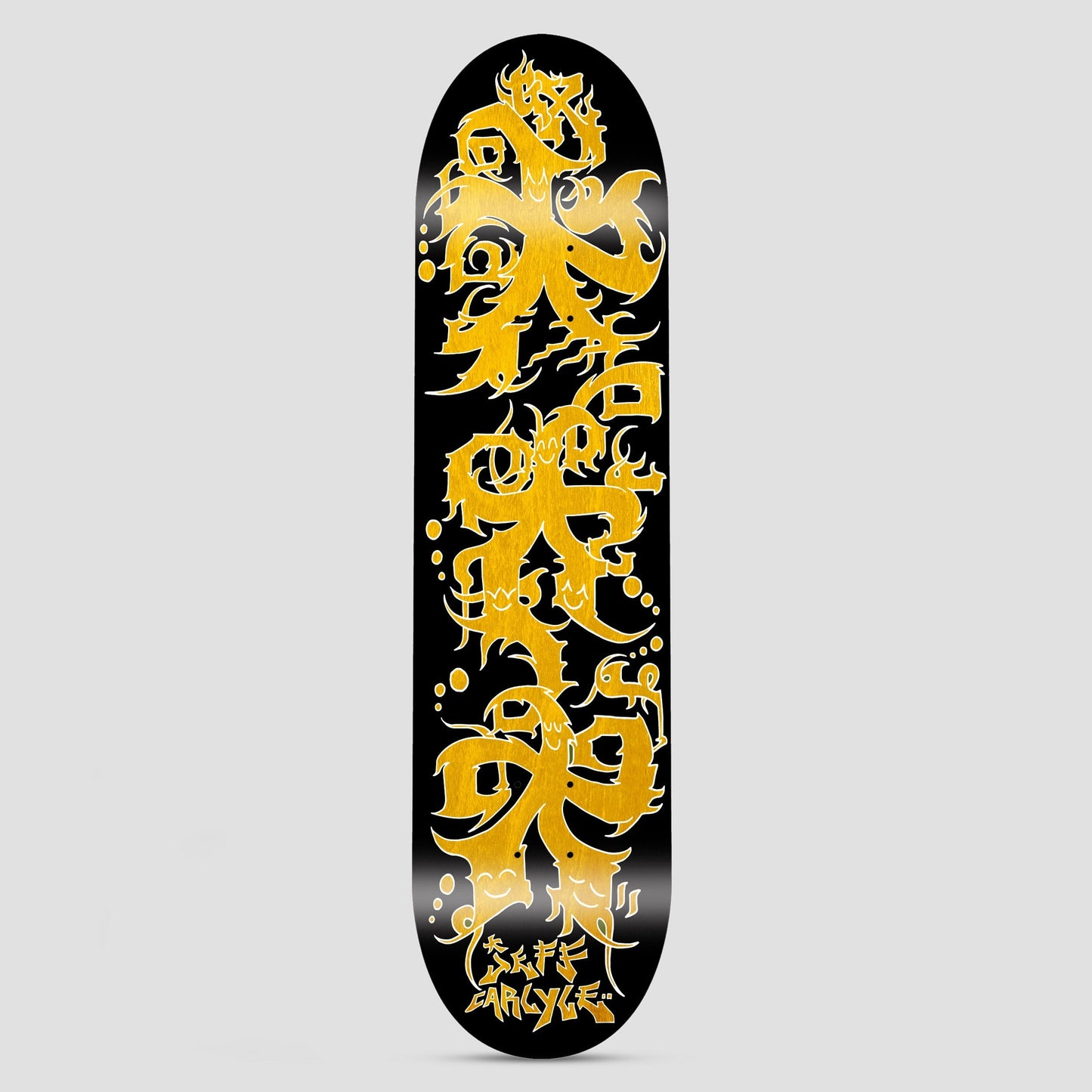 GX1000 8.125 Star Stack - Jeff Carlyle Skateboard Deck Black