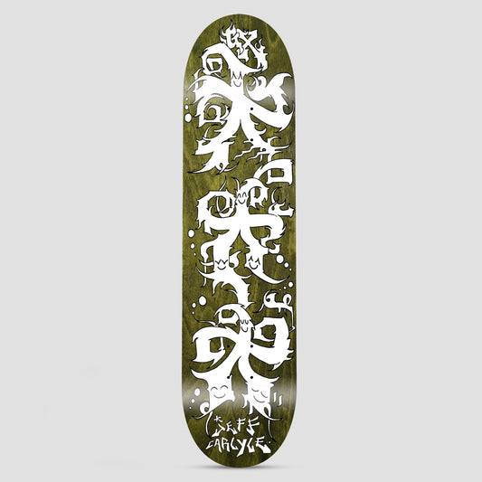 GX1000 8.5 Star Stack - Jeff Carlyle Skateboard Deck White