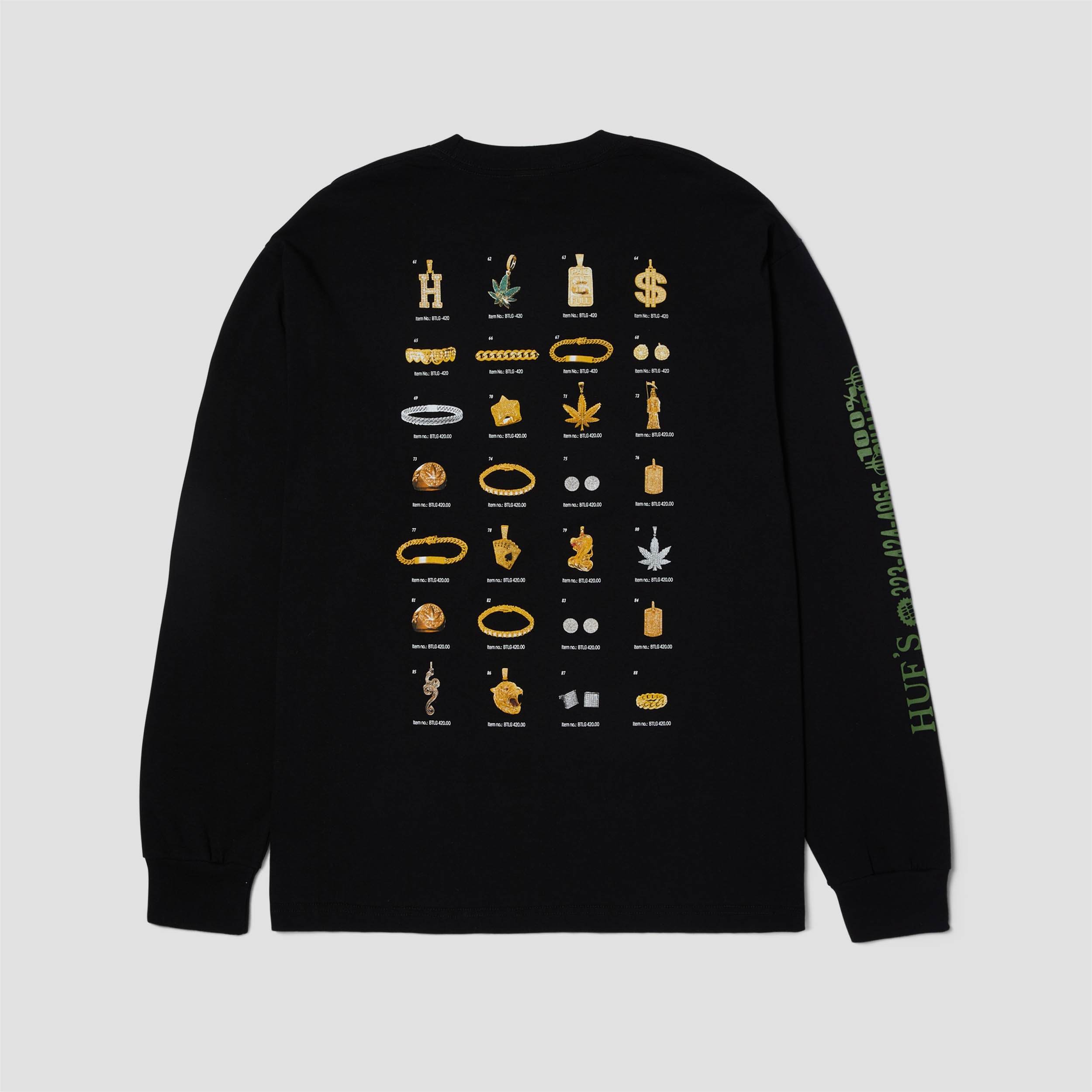 HUF Jewelry Longsleeve T-Shirt Black
