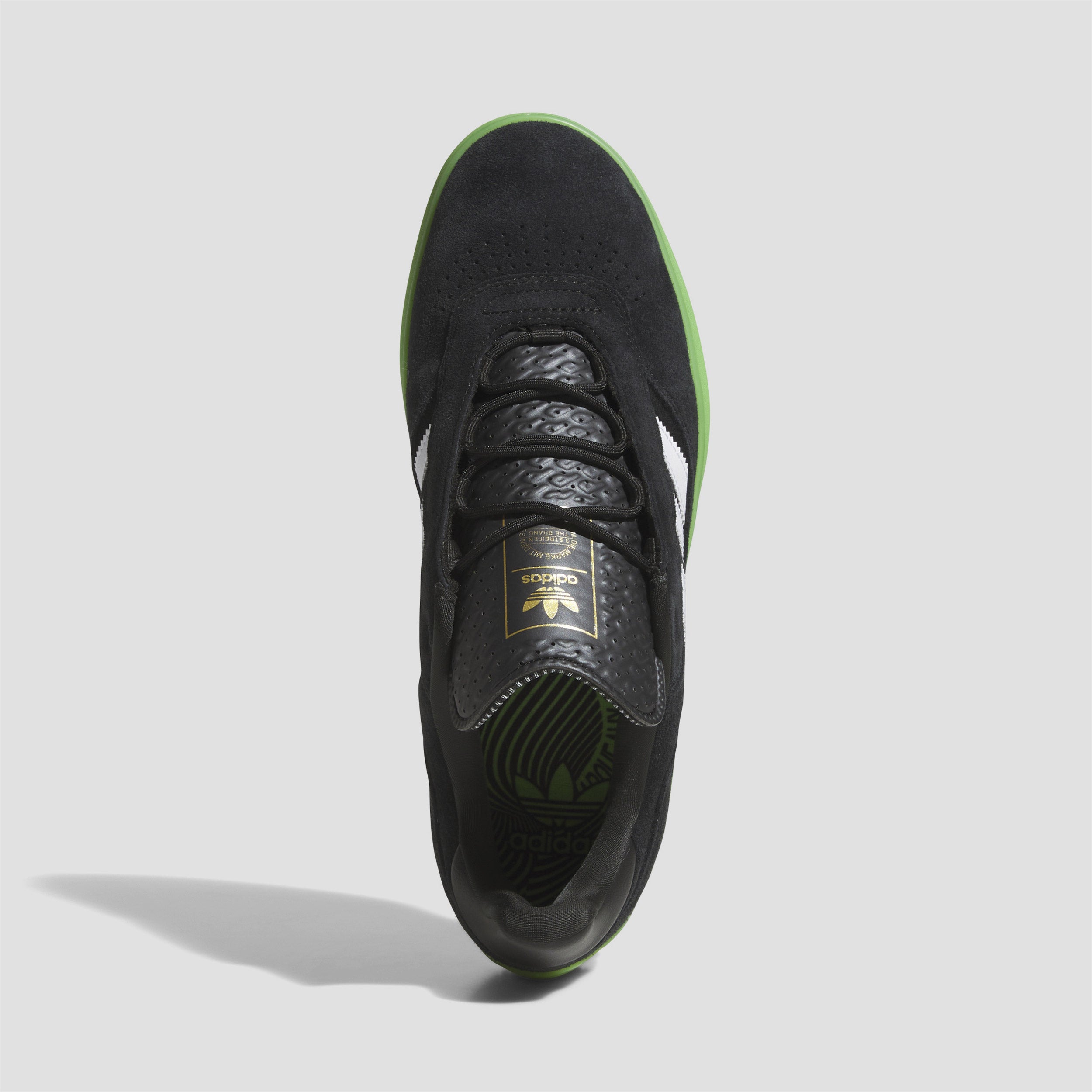 Adidas Puig Skate Shoes Core Black / White / Semi Solar Green