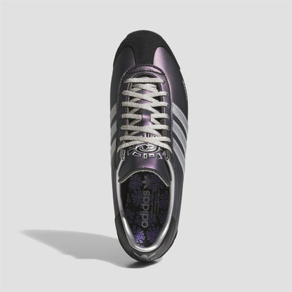 Adidas Country X Always Skate Shoes Core Black / Purple / Silver Metallic