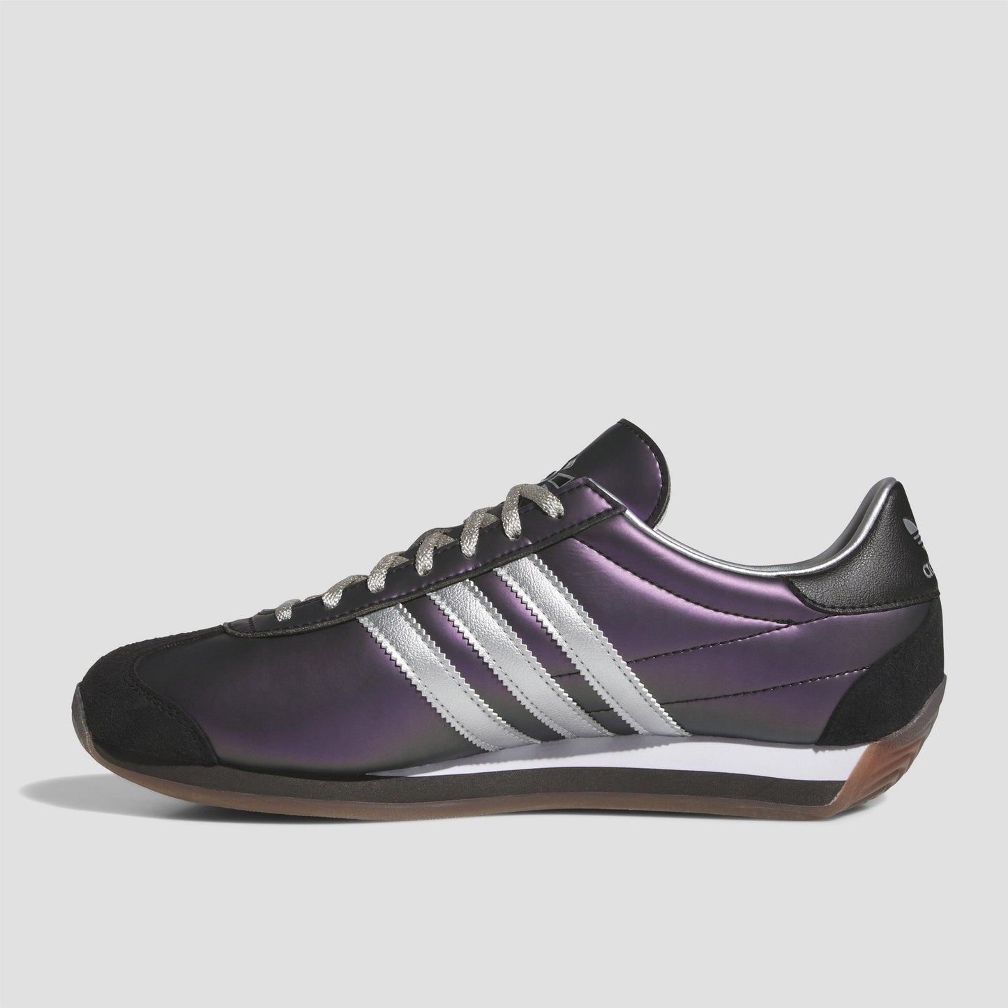 Adidas Country X Always Skate Shoes Core Black / Purple / Silver Metallic