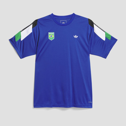 adidas Brasil Power of Three Jersey T-Shirt Royal Blue