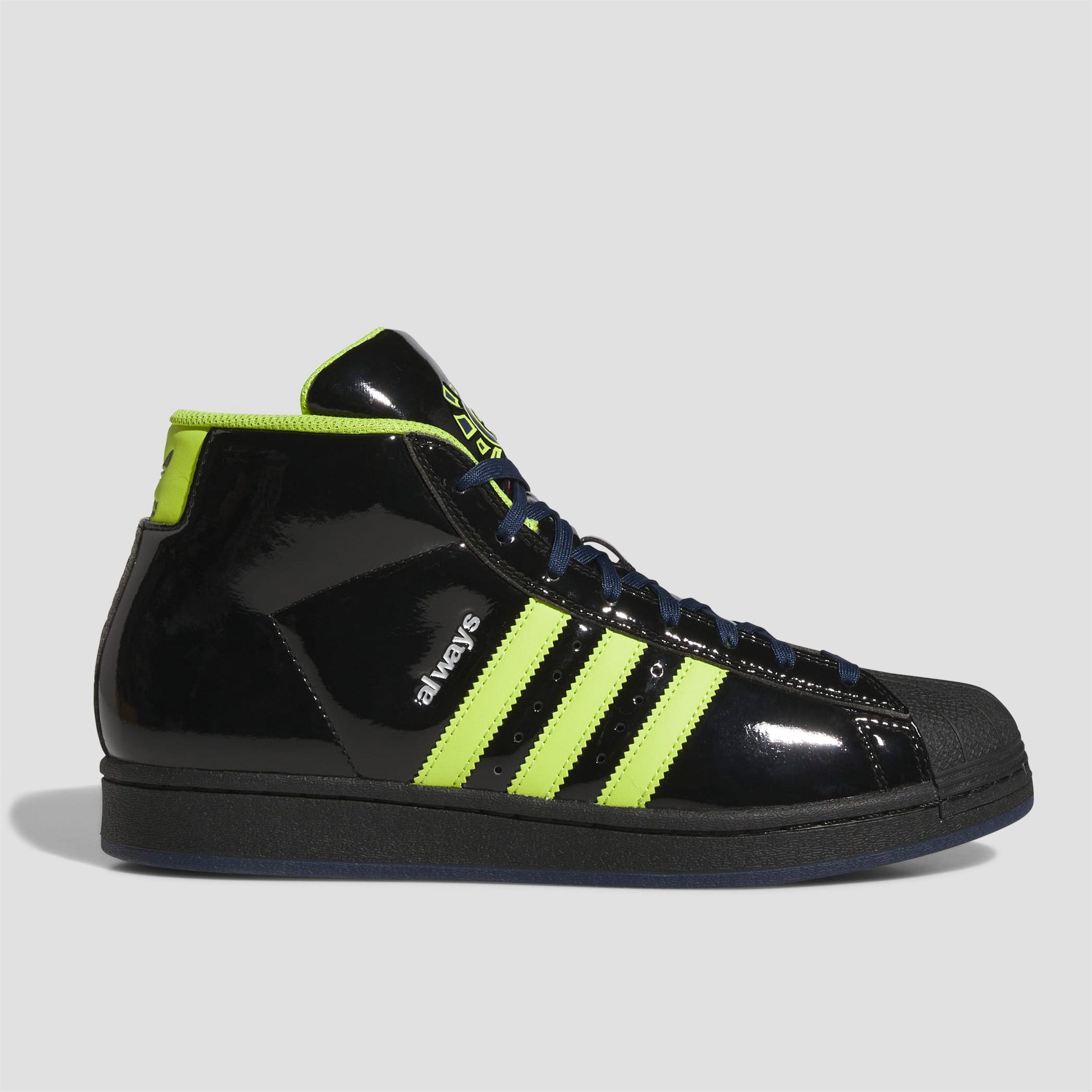 Adidas X Always Pro Model Black / Solar Slime / Core Navy