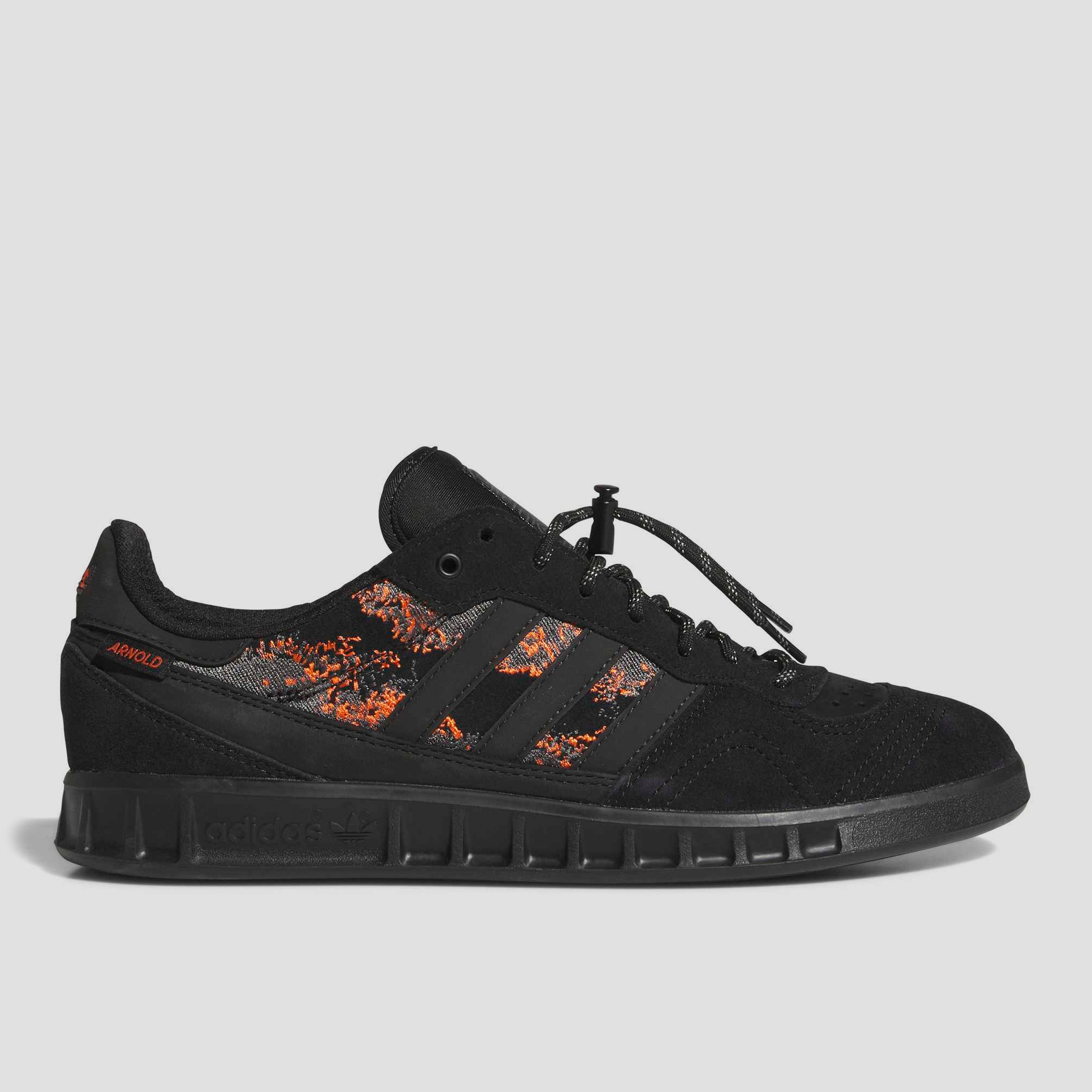 Adidas x Mike Arnold Handball Top Skate Shoes Core Black / Core Black / Semi Impact Orange