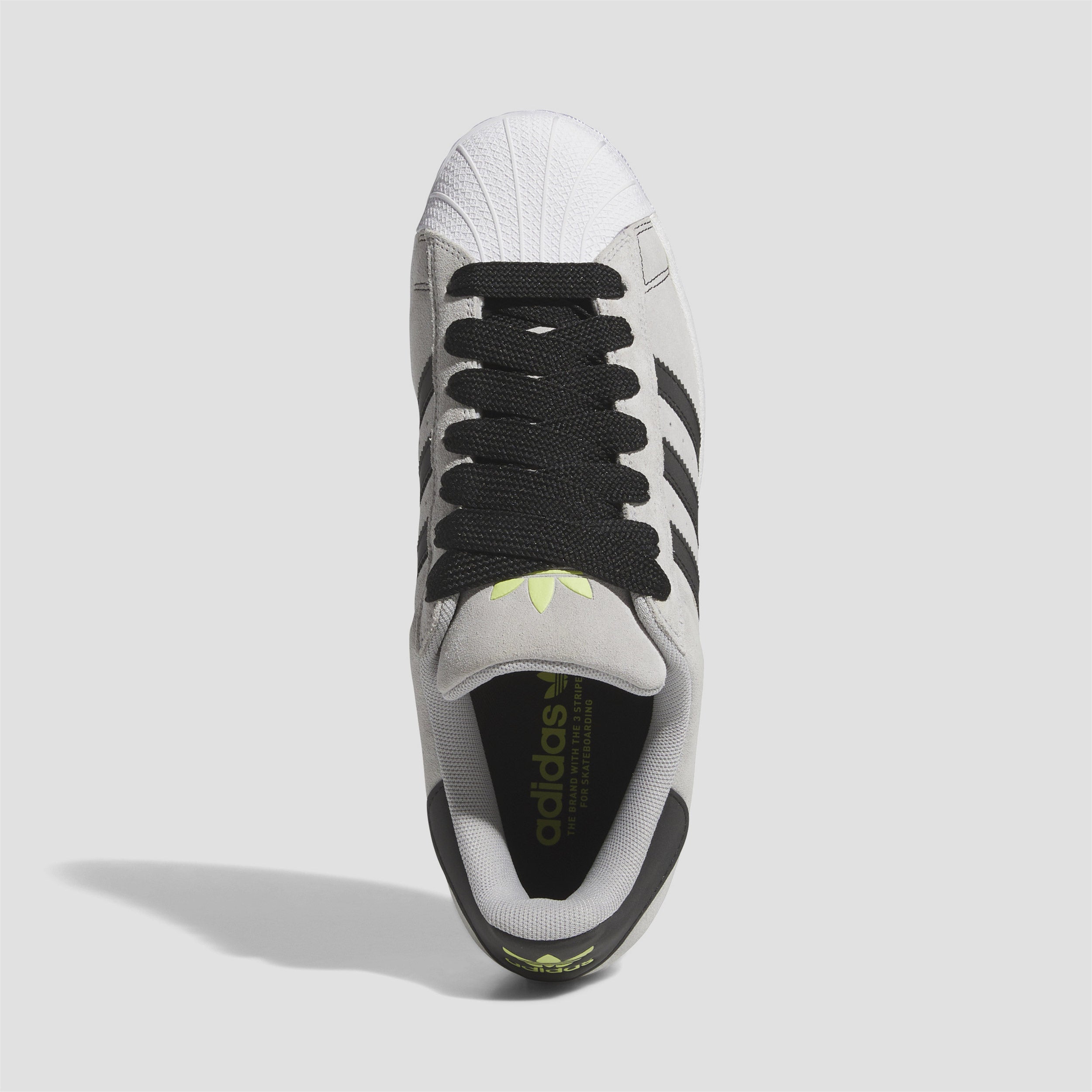 Adidas Superstar ADV Skate Shoes Grey Two / Core Black / Gold Metallic