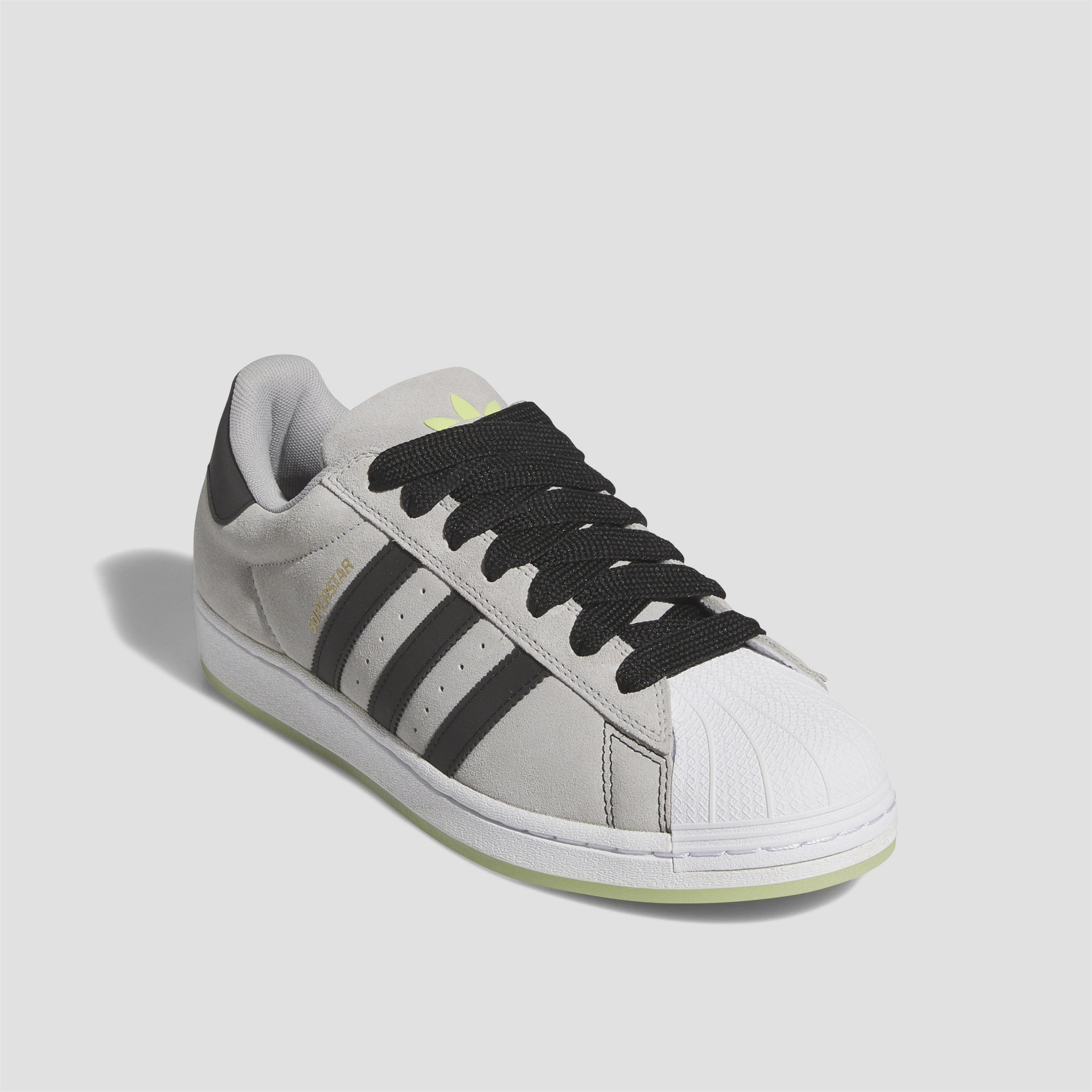 Adidas Superstar ADV Skate Shoes Grey Two / Core Black / Gold Metallic
