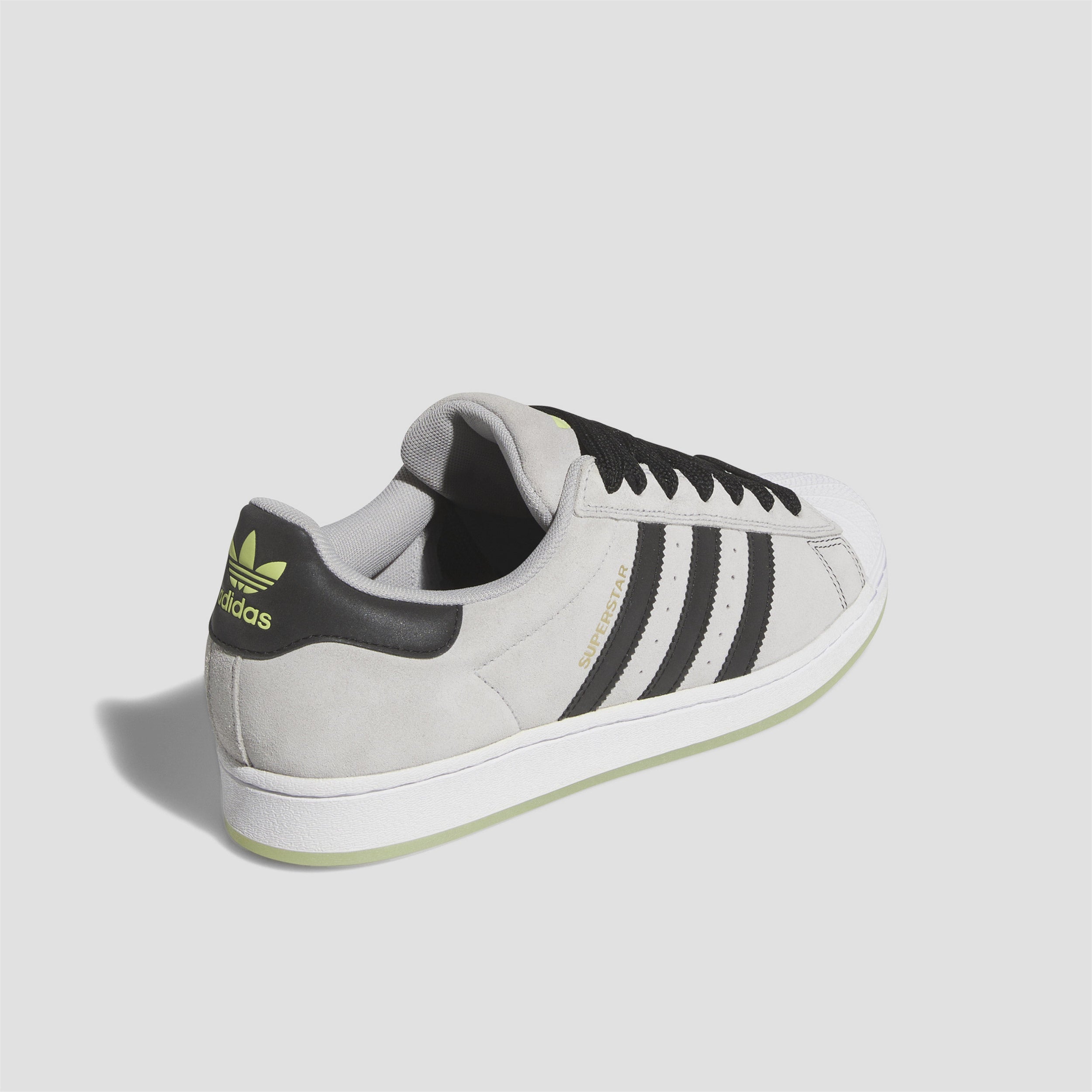 Adidas Superstar ADV Skate Shoes Grey Two / Core Black / Gold Metallic