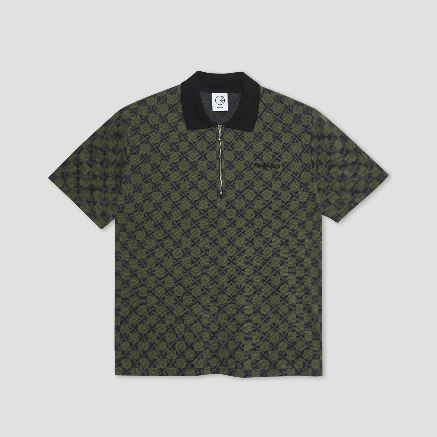 Polar Jacques Polo Shirt Checkered Black / Green