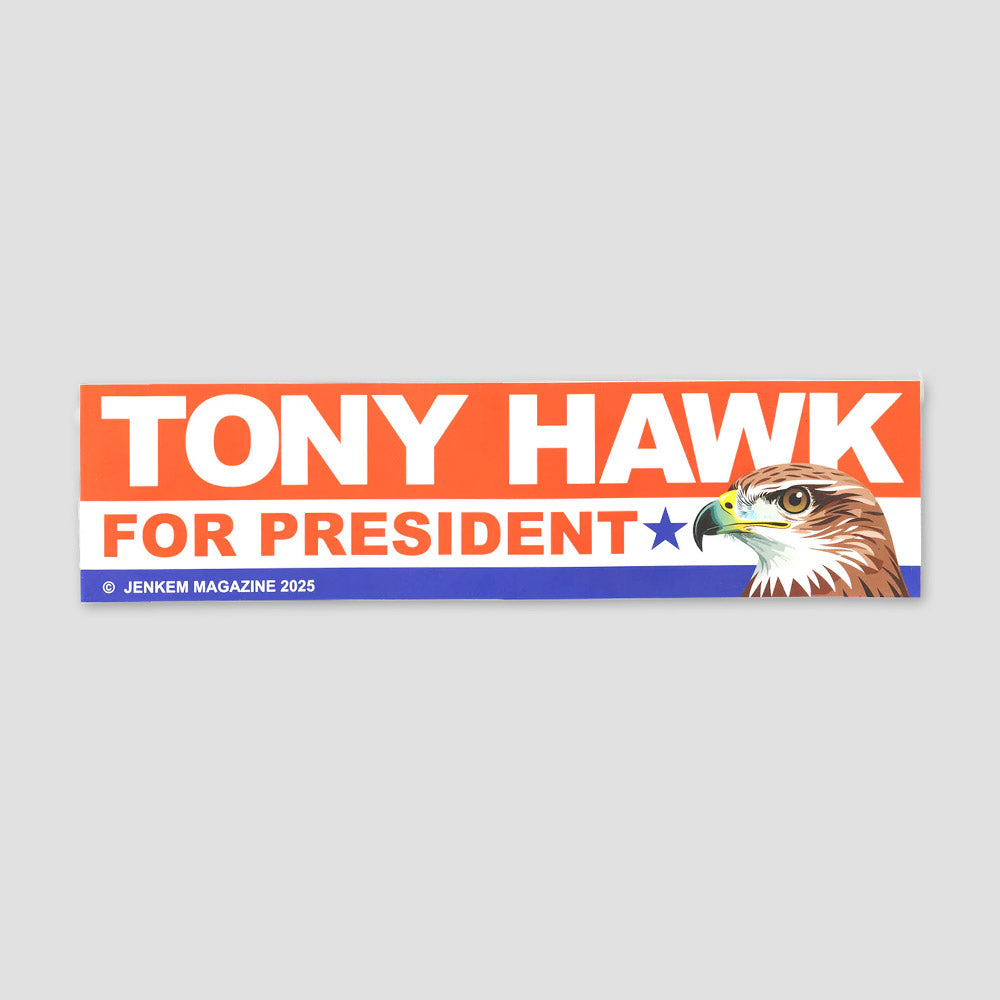 Jenkem Hawk 4 Prez Bumper Sticker