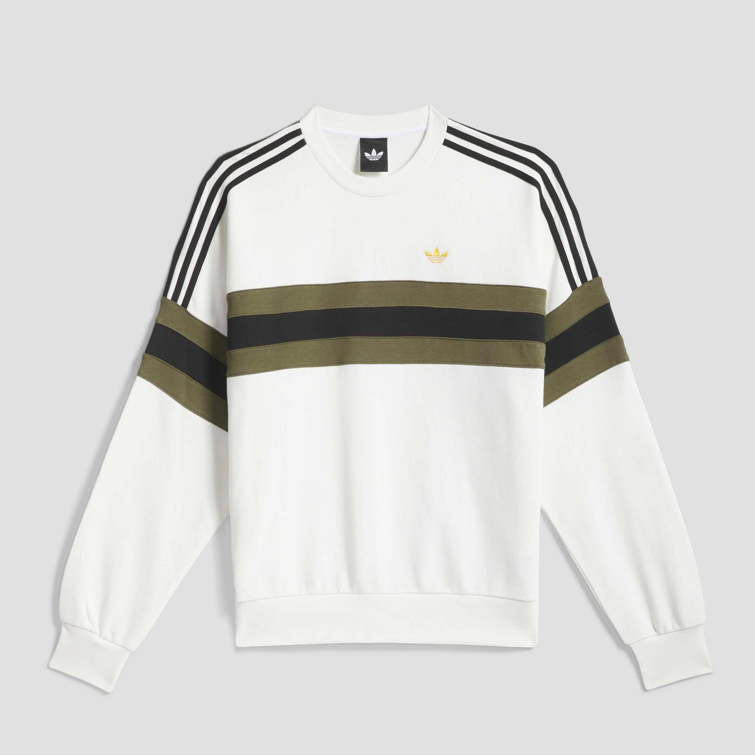 Adidas Skate OG Crew Core White / Olive Stripe / Black