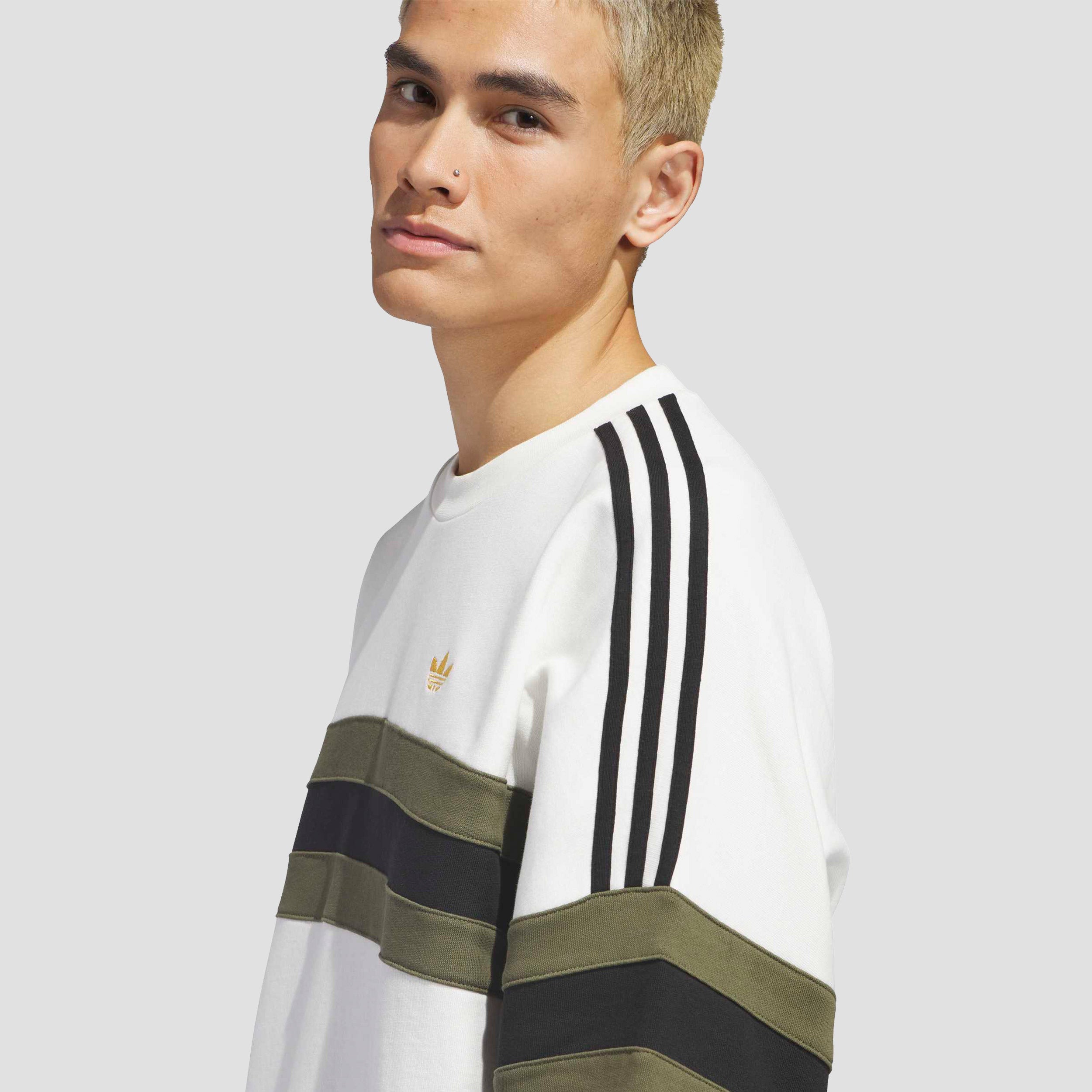 Adidas Skate OG Crew Core White / Olive Stripe / Black
