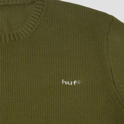 HUF Eightynine Knit Sweater Moss