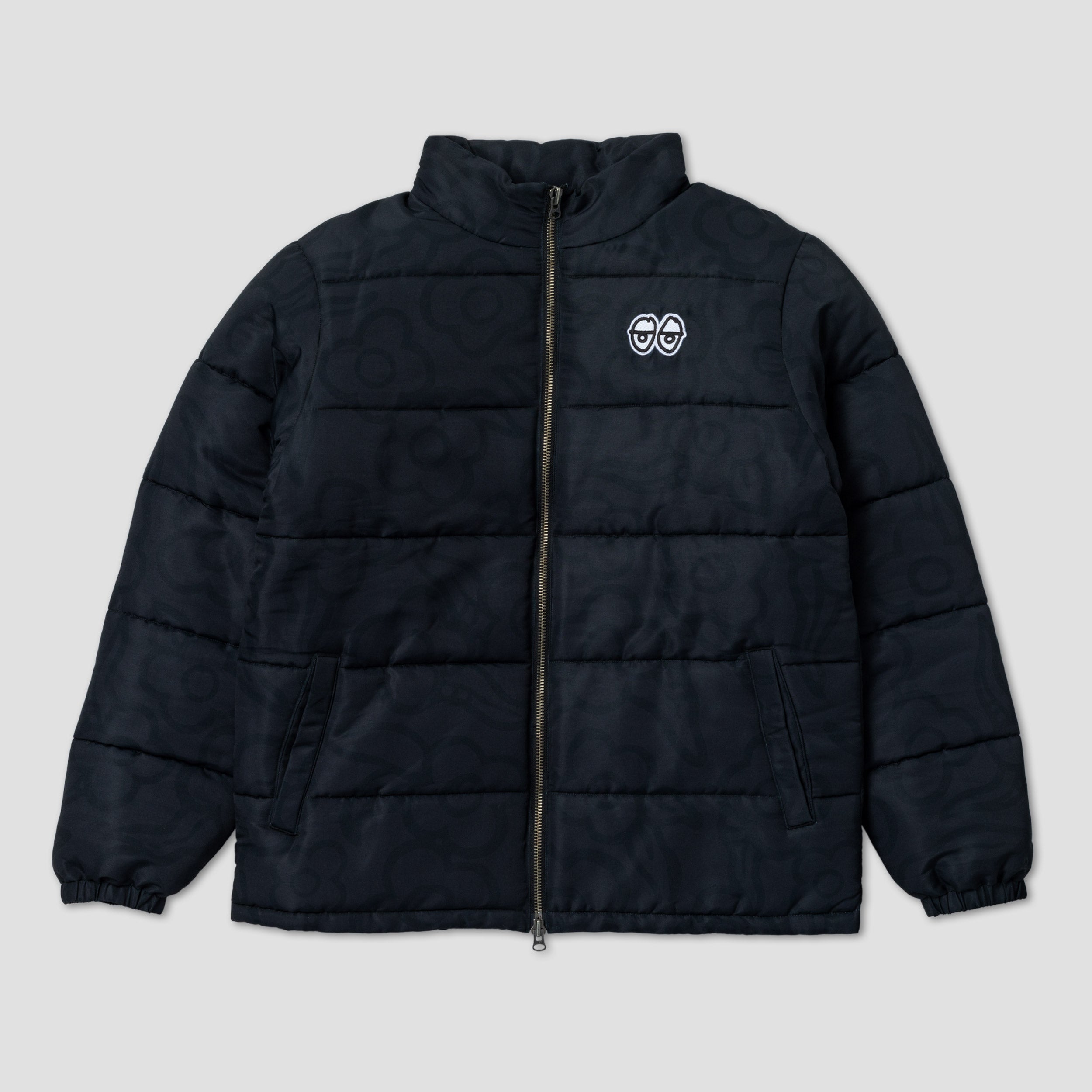 Krooked Flowers Jacket Black Black