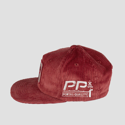 Passport Long Con Workers Cap Brick Red