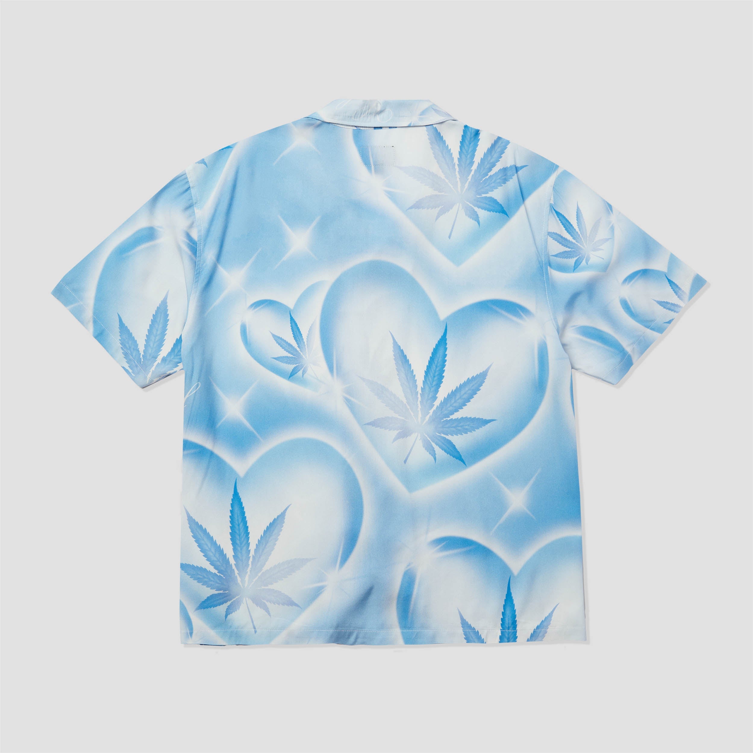 Huf Love In The Air Shortsleeve Resort Shirt Pool Blue