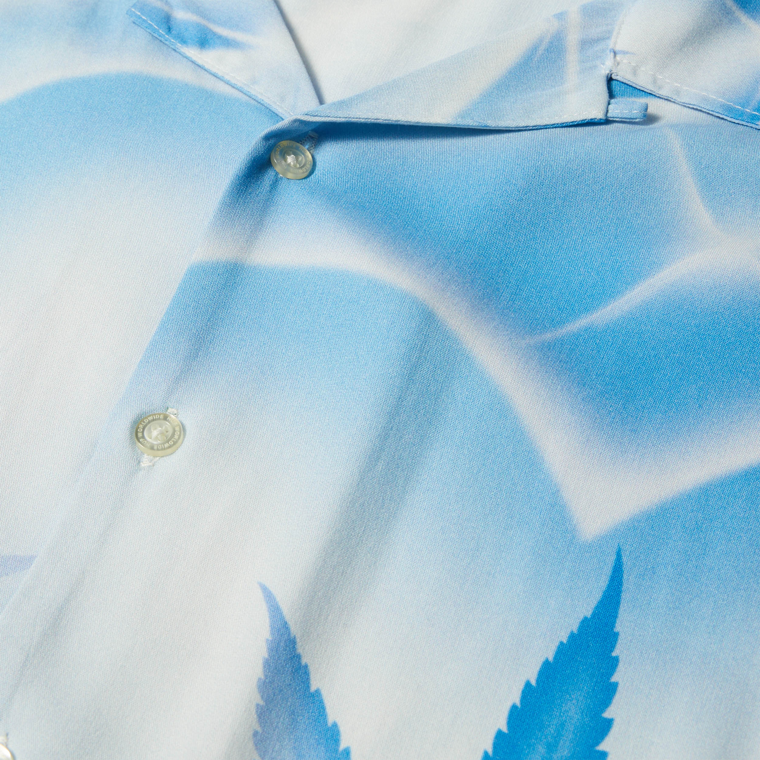 Huf Love In The Air Shortsleeve Resort Shirt Pool Blue