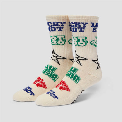 HUF Lucky Crew Sock Natural