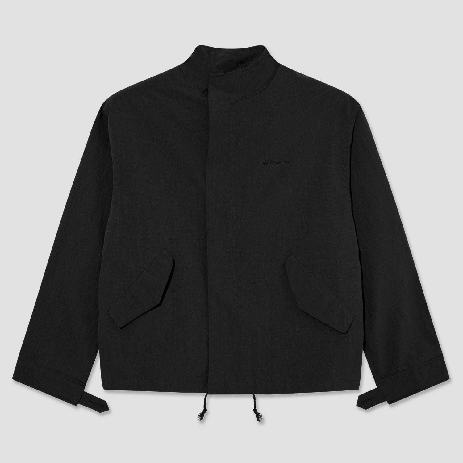 Last Resort AB Cropped Parka Black
