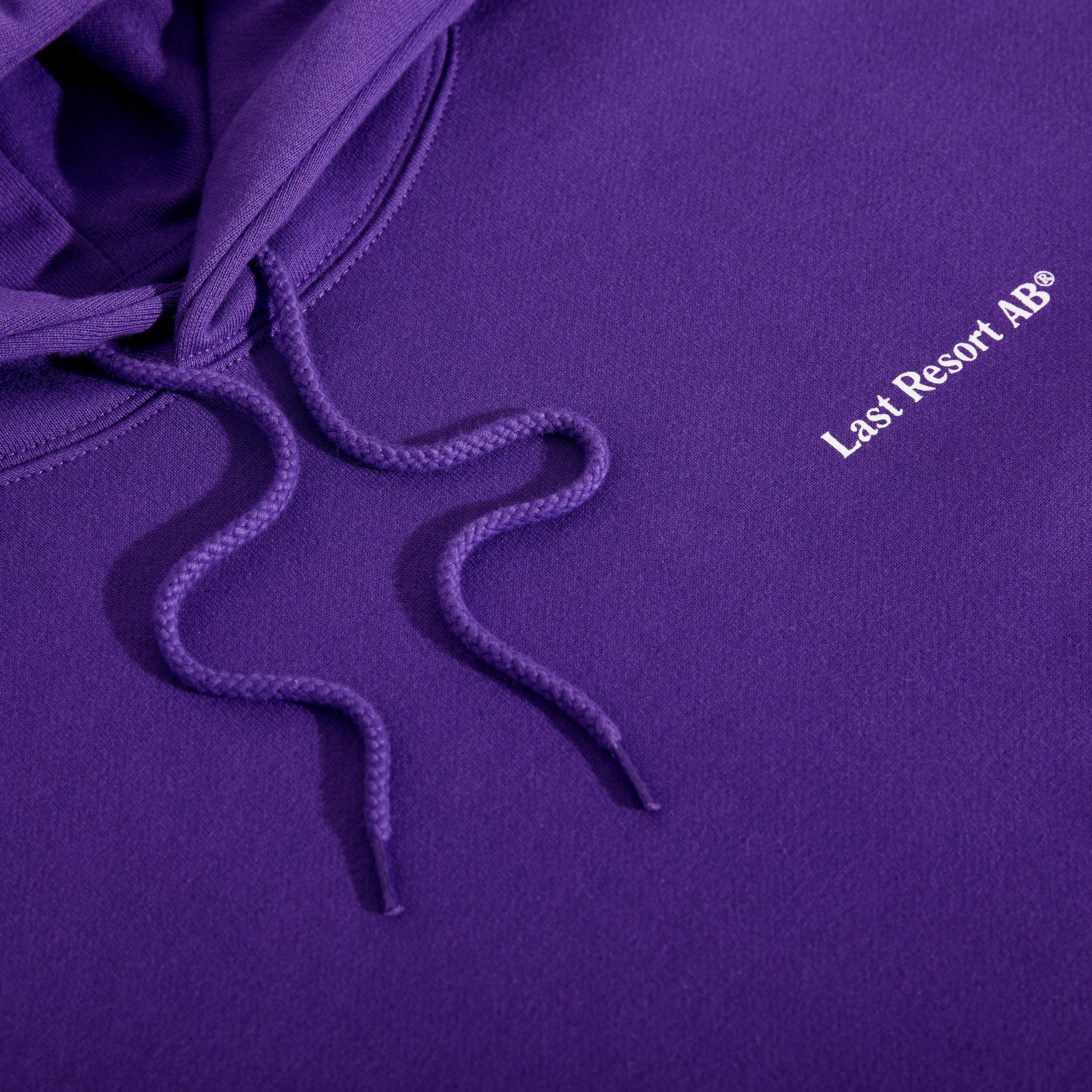 Last Resort AB Atlas Monogram Hoodie Heliotrope / White
