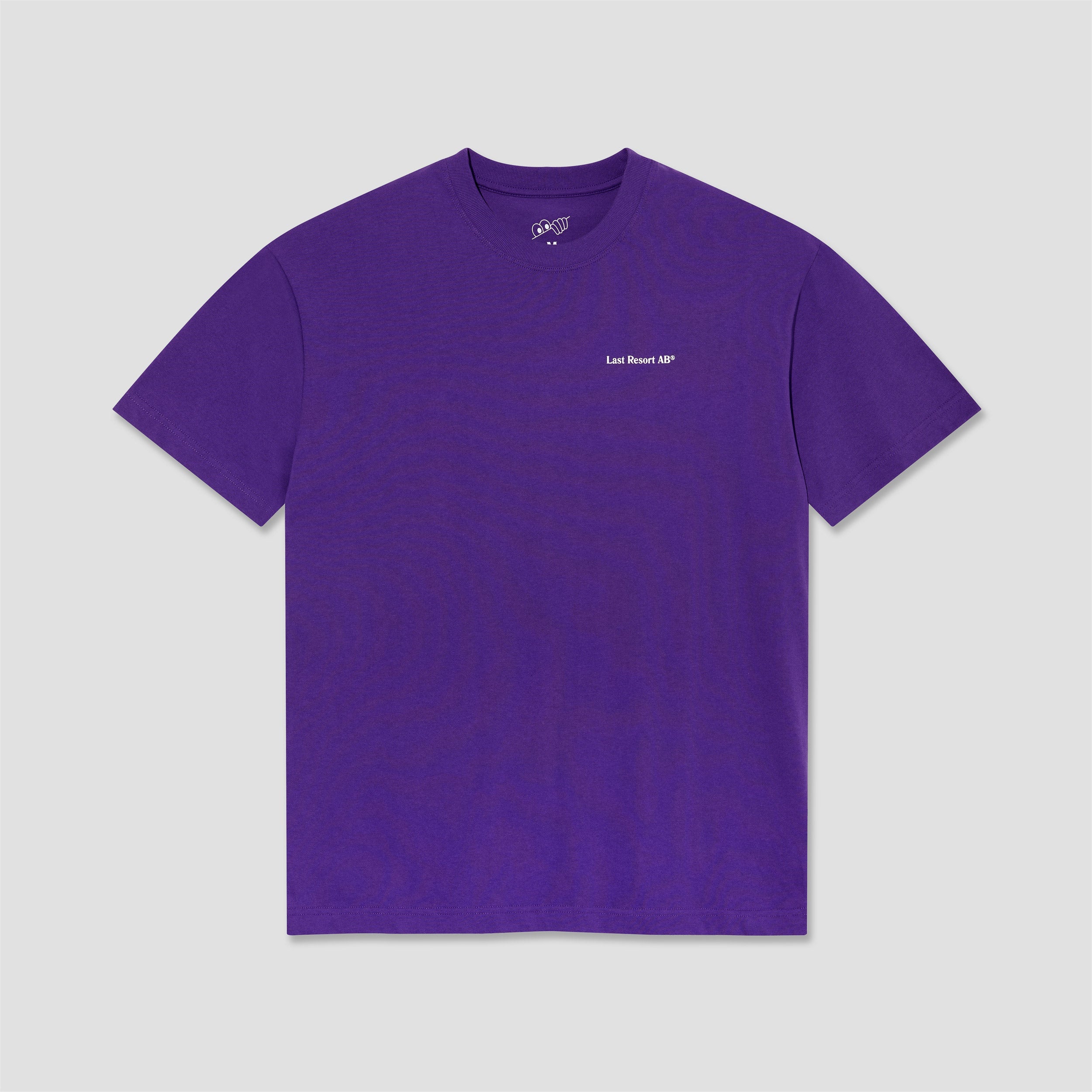 Last Resort AB Atlas Monogram T-Shirt Heliotrope / White