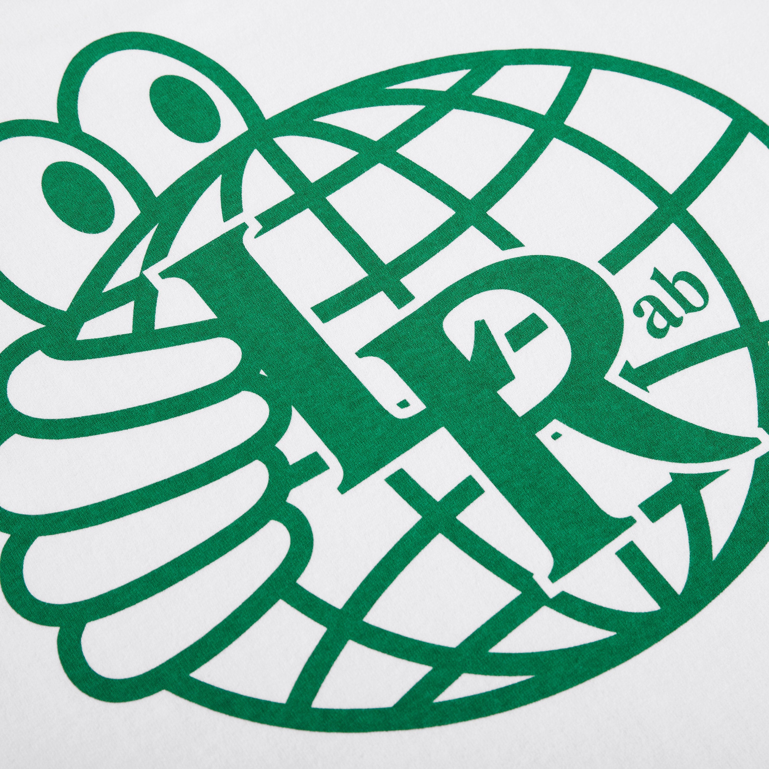 Last Resort AB Atlas Monogram T-Shirt White / Kelly Green