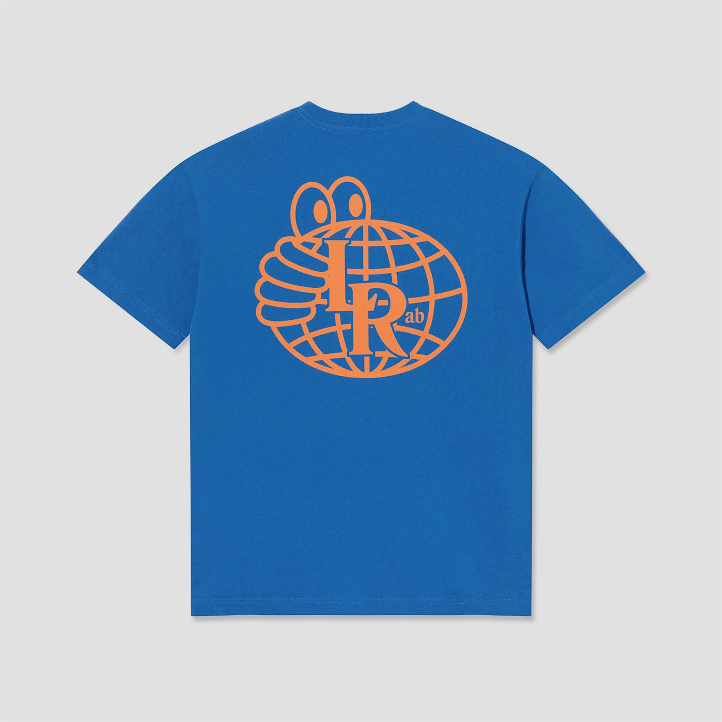Last Resort AB Atlas Monogram T-Shirt Royal Blue / Sunset Orange