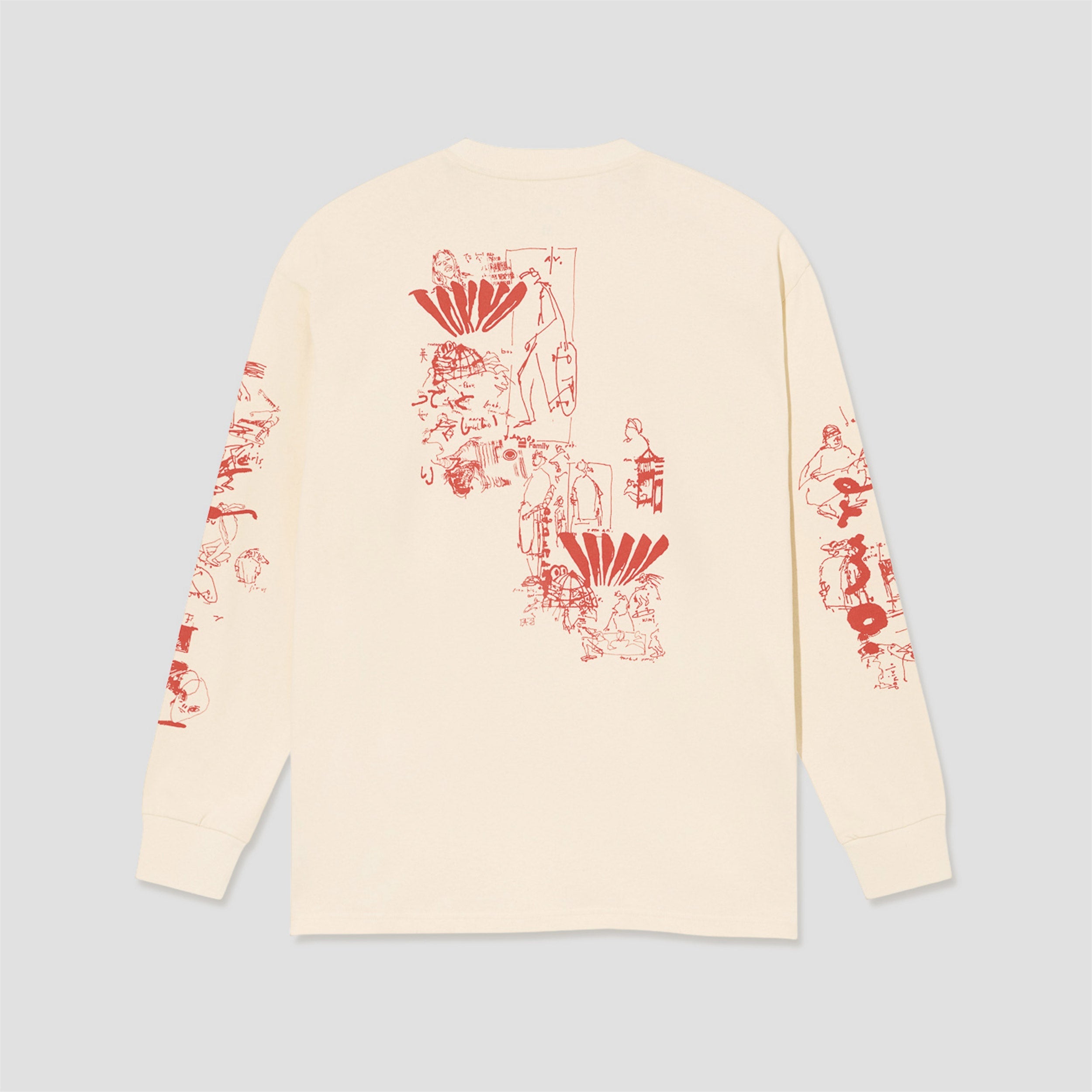 Last Resort AB Tour Longsleeve T-Shirt Natural White