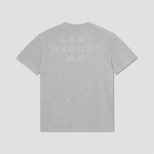 Last Resort AB Eurostyle T-Shirt Grey Melange / White