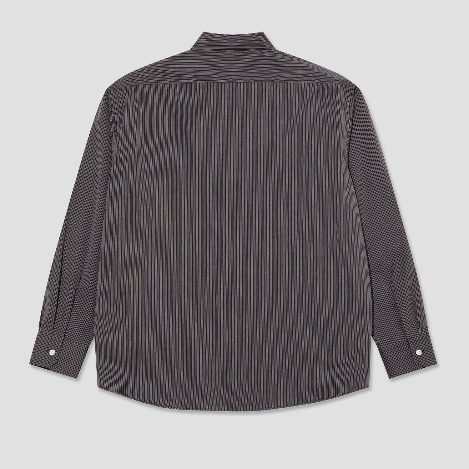 Last Resort AB SM001 Poplin Shirt Navy Stripe