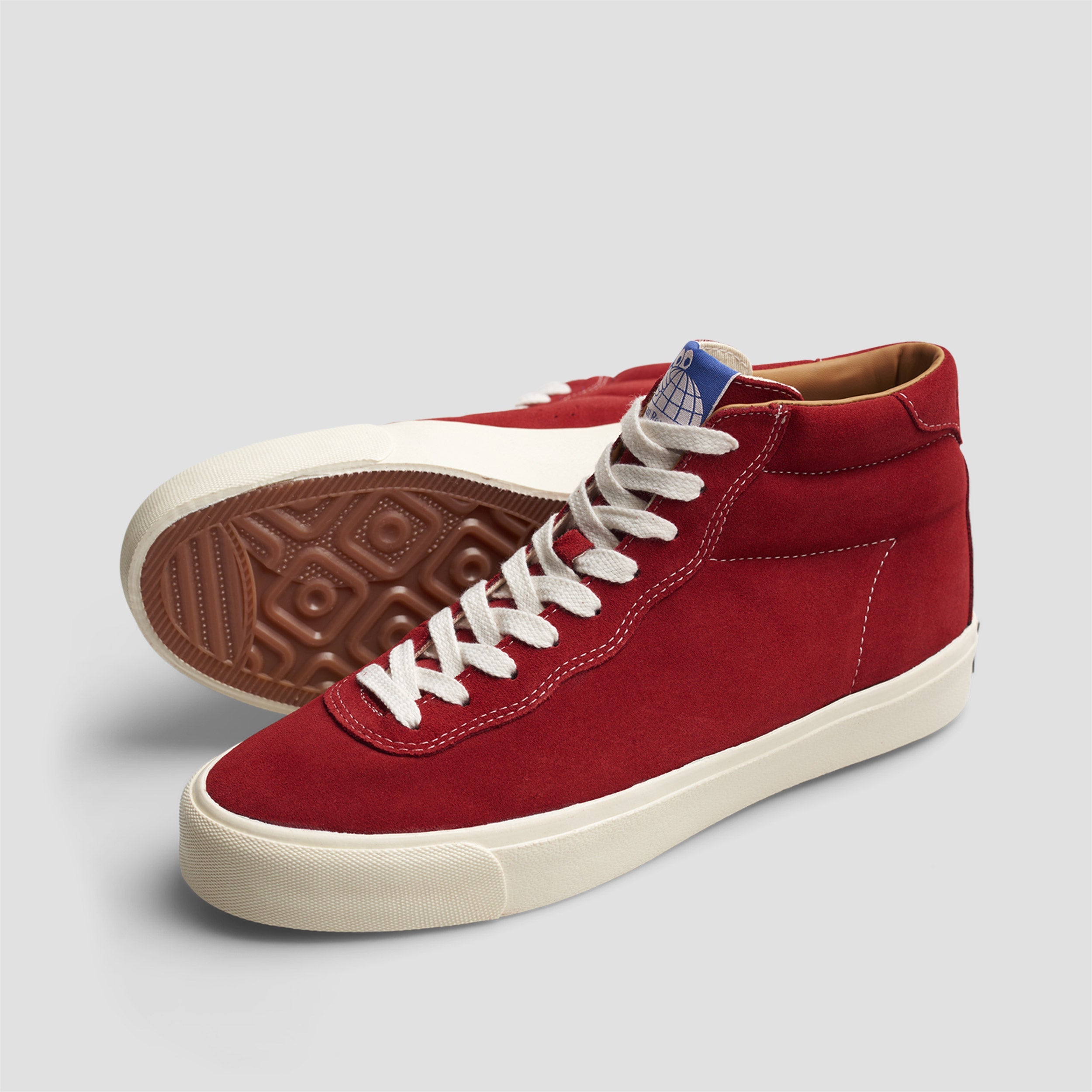 Last Resort AB VM001 Suede Hi Shoes Old Red / White