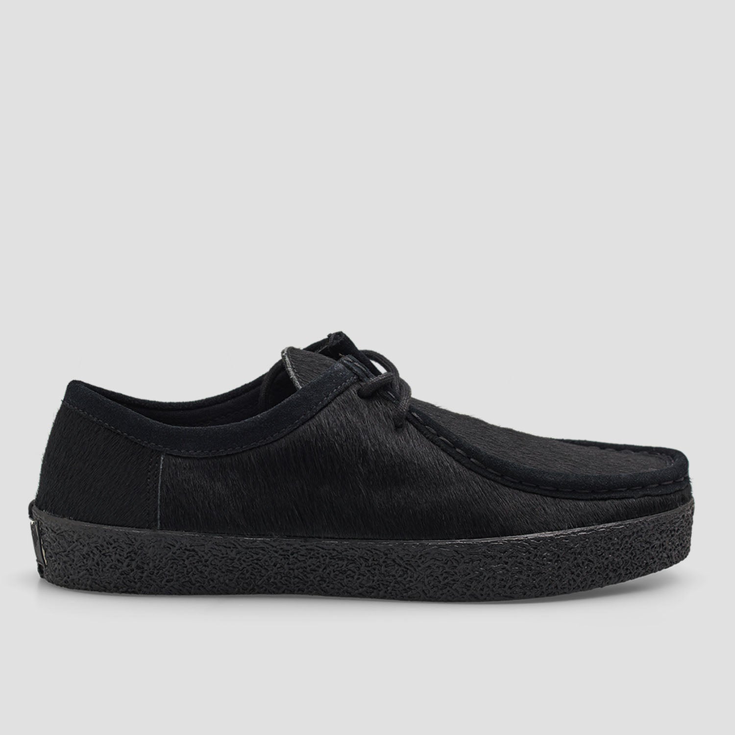 Last Resort AB VM006 Pony Hair Moc Skate Shoes Leather Black / Black