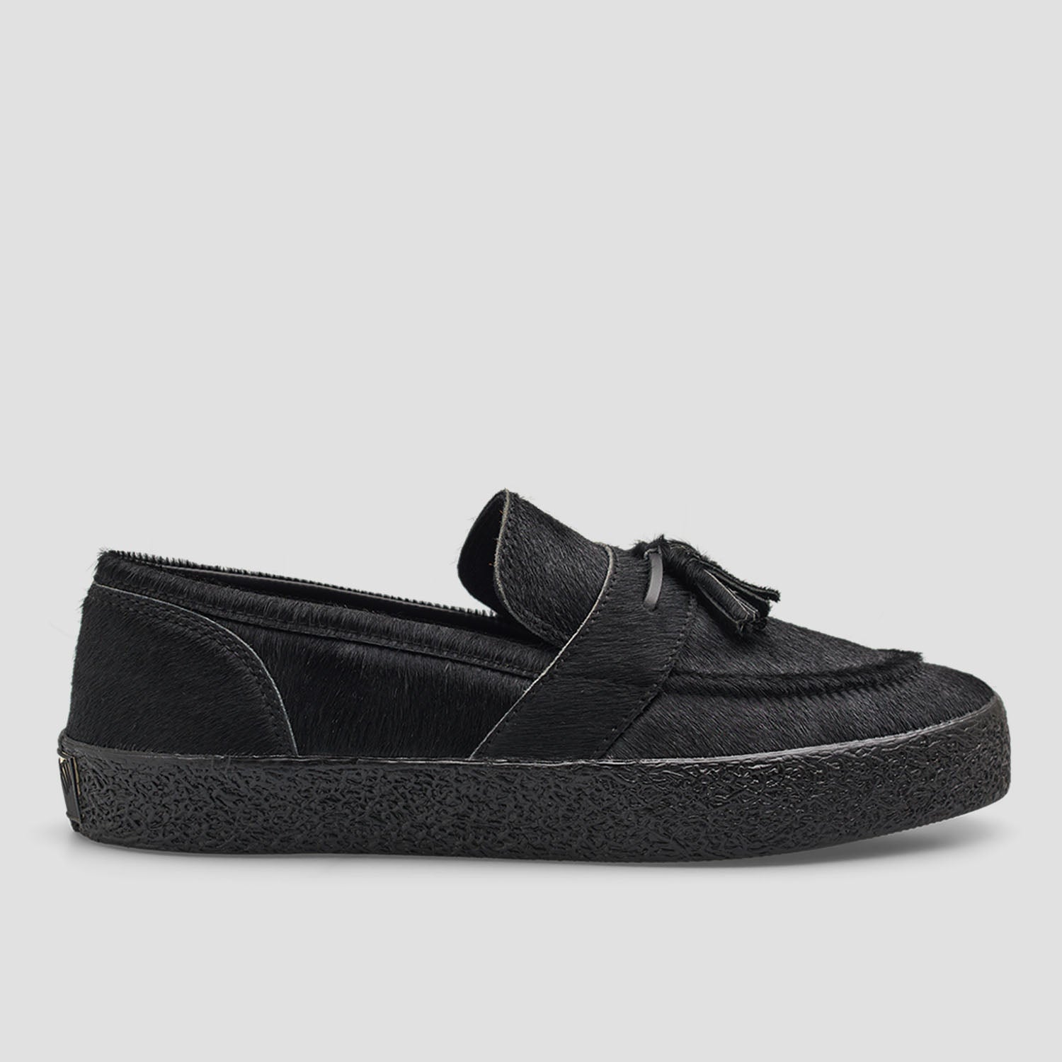Last Resort AB VM005 Pony Hair Loafer Skate Shoes Leather Black / Black