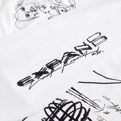 Last Resort AB x Julian Smith Expando Long Sleeve T-Shirt White / Black