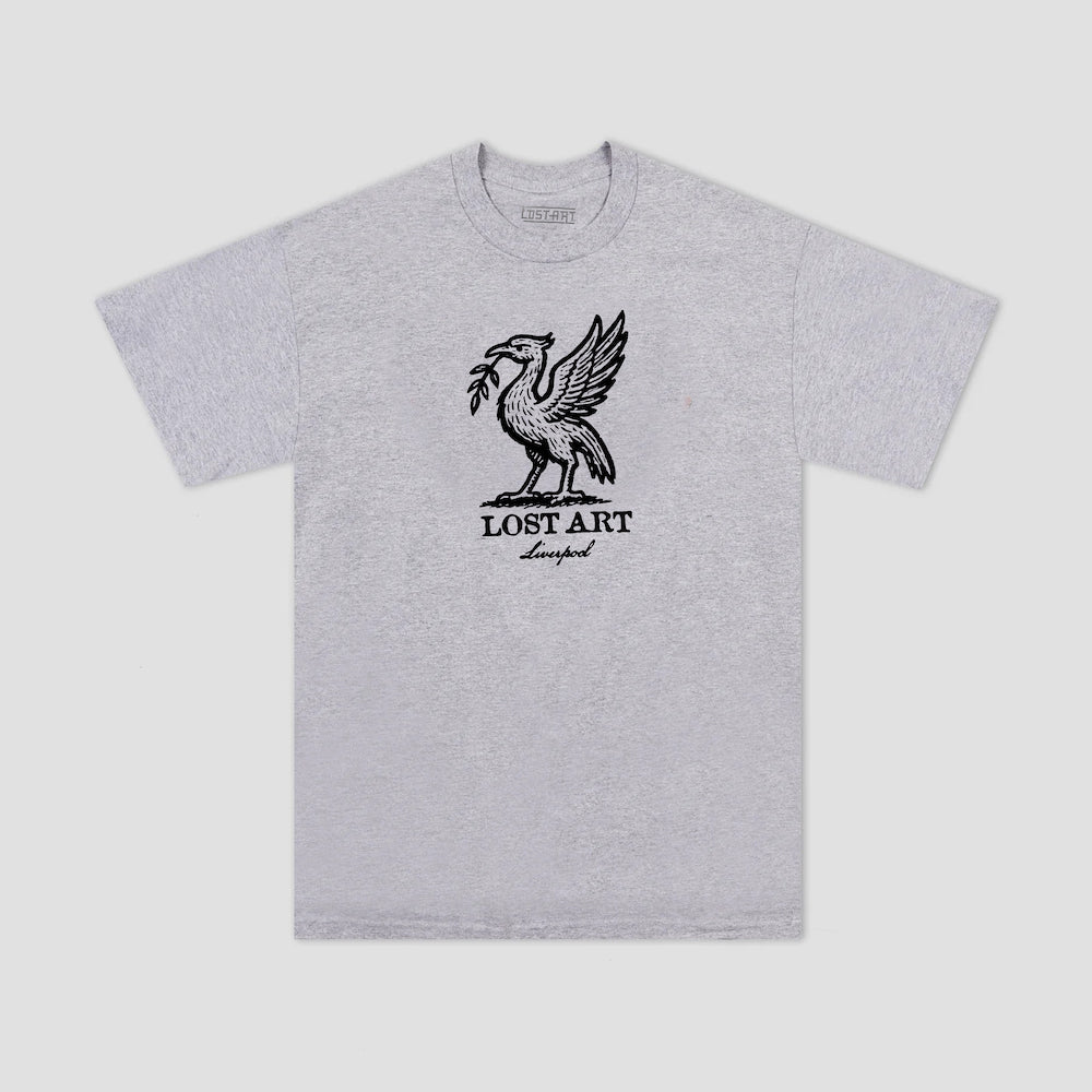 Lost Art Livid Bird T-Shirt Athletic Heather