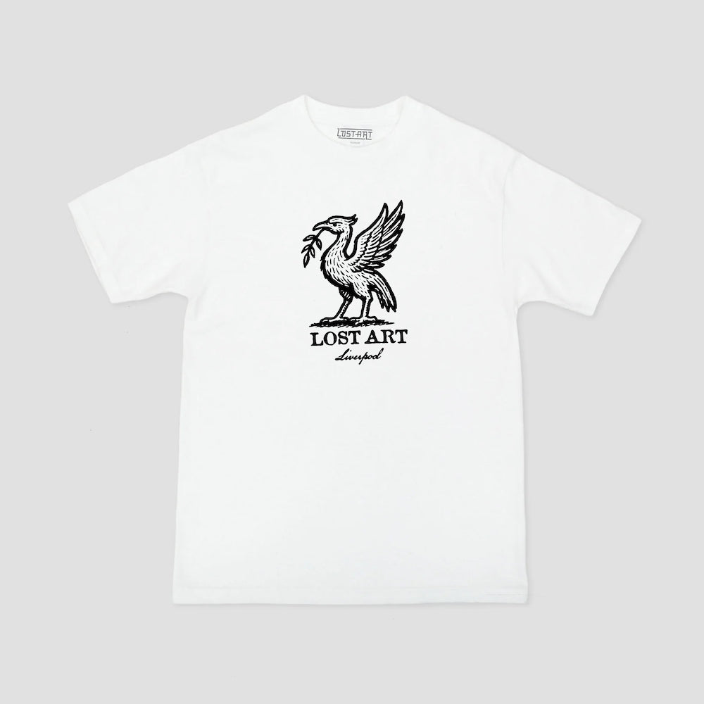 Lost Art Livid Bird T-Shirt White