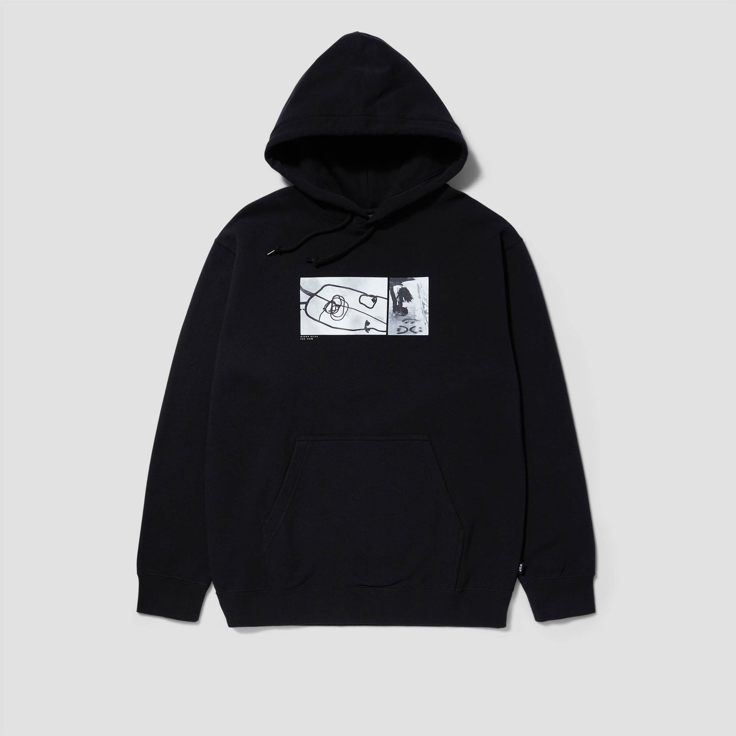 HUF Mason Photo Hood Black