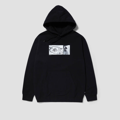 HUF Mason Photo Hood Black