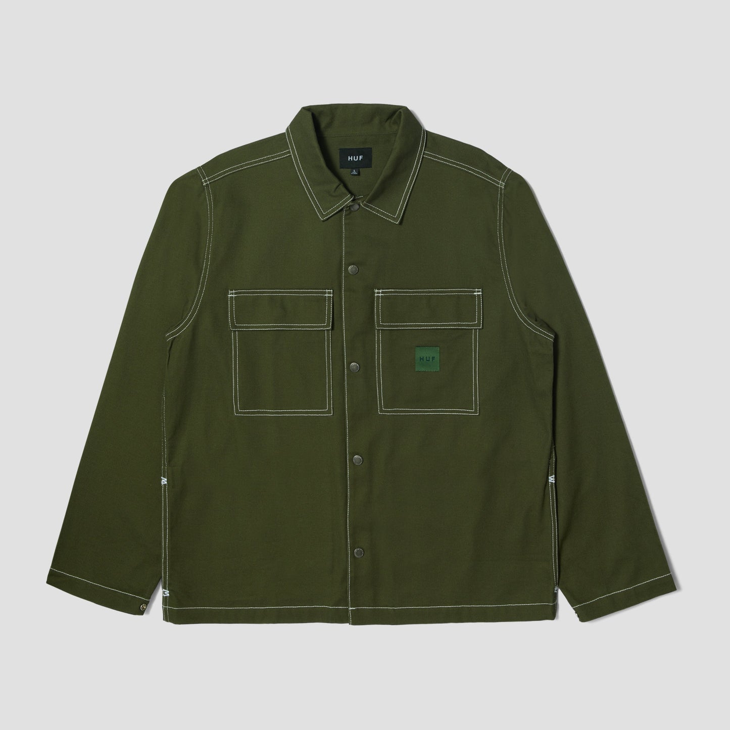 HUF Mason Shacket Hunter Green